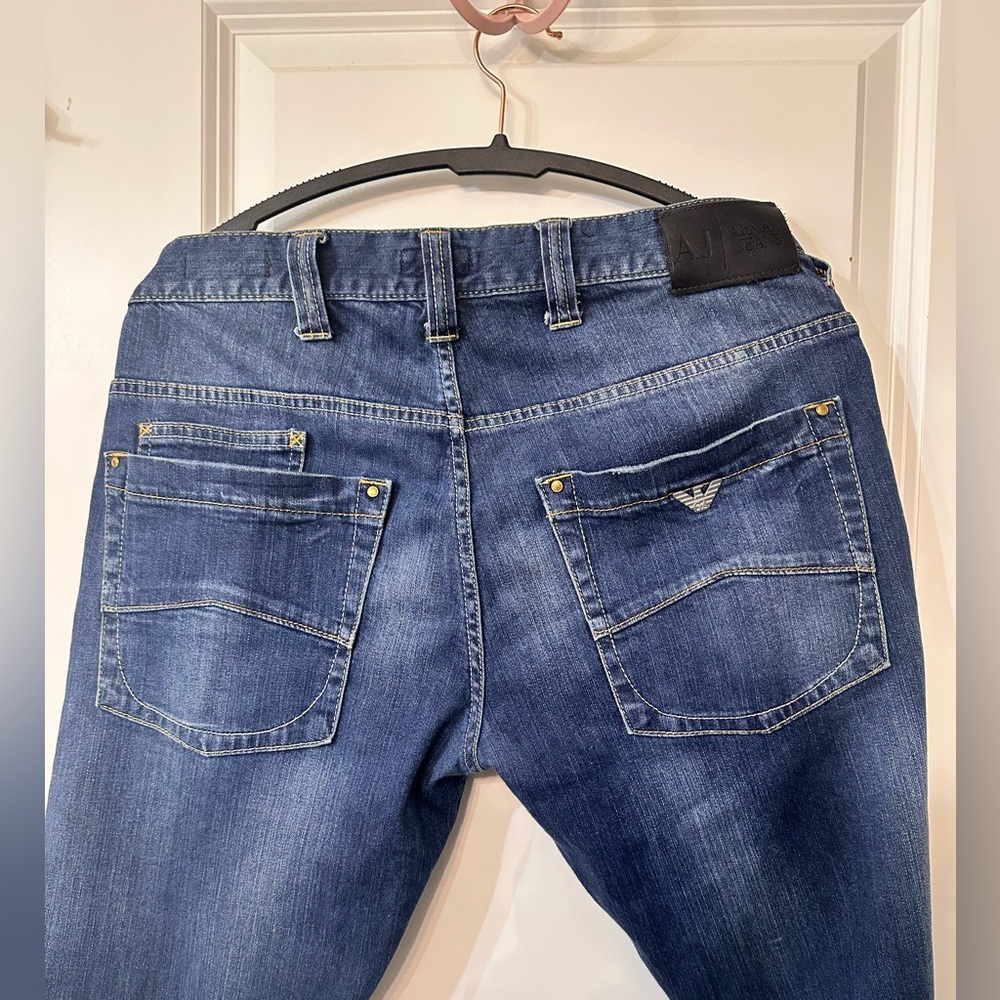Armani Jeans Classic‎ Blue Denim Jeans - Picture 4 of 6